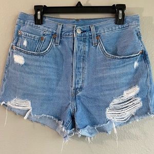 Levi denim shorts